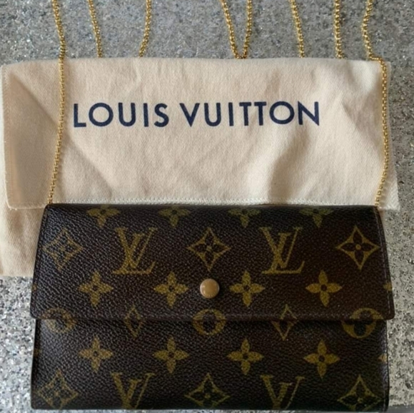Louis Vuitton Porto Tresor International Trifold Wallet & Chain A Beauty - Picture 3 of 17